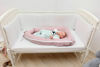 Imagine Baby Nest Marshmellow Spots - culcus bebelus pentru dormit, reversibil, multifunctional 100 x 60 cm