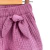 Imagine Pantaloni scurti pentru copii, din muselina, cu talie lata, Lavender