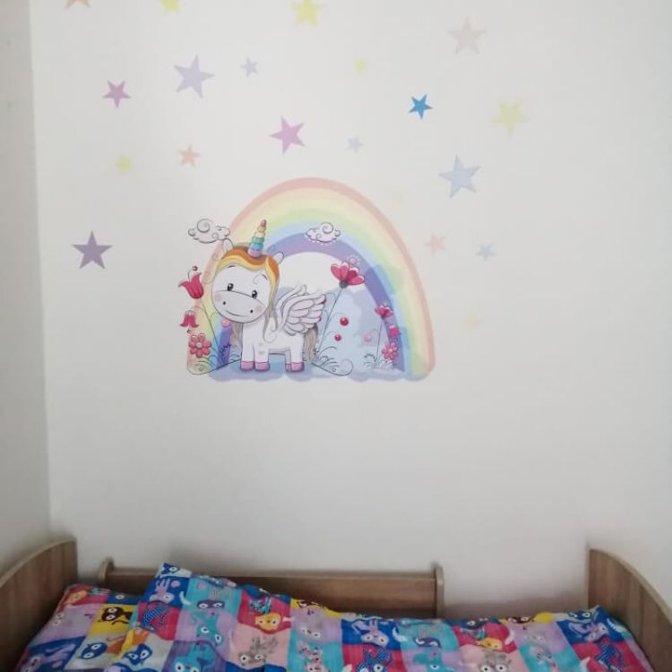 Imagine Autocolant - Unicornul meu  60 x 80 cm 