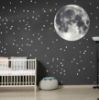 Imagine Autocolante pentru perete - Luna si stele