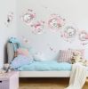 Imagine Autocolante pentru perete - Ursuleti cu nume roz