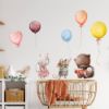 Imagine Autocolante - animale cu baloane in culori pastel