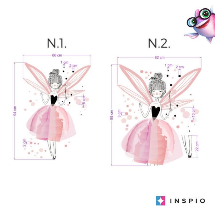 Imagine Autocolant zana magica pentru printese - N1