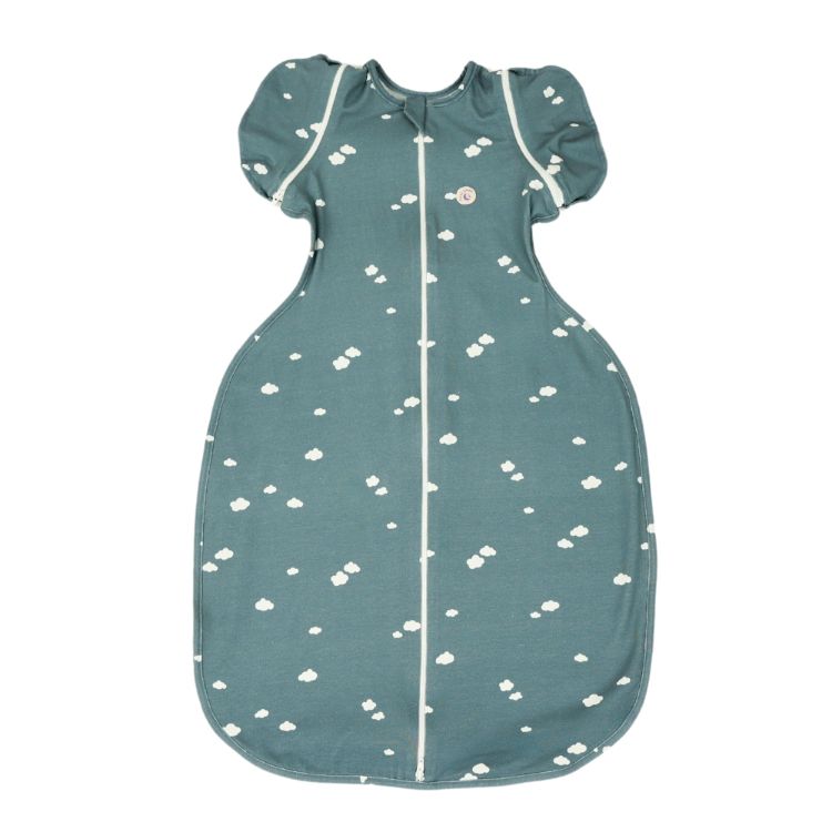 Imagine Sac de dormit Swaddle First Sleep Cloudy Dreams, faza 2, pentru bebelusi 3-6 luni, tog 0.5