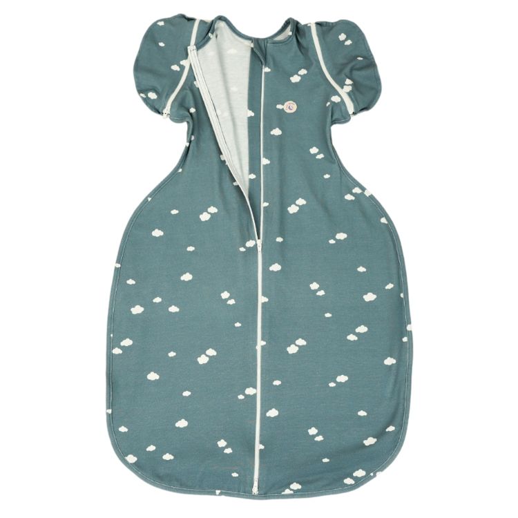 Imagine Sac de dormit Swaddle First Sleep Cloudy Dreams, faza 2, pentru bebelusi 3-6 luni, tog 0.5