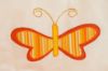 Imagine Protectie jumatate de patut dimensiunea 35 cm x 180 cm Butterfly Orange